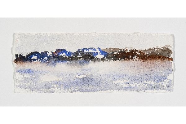 Making Space XXVII, aquarelle sur papier Saint Armand, 9x3p.